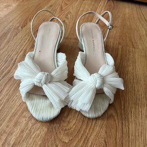 Loeffler Randall - Dahlia Pearl Pleated Bow Heel